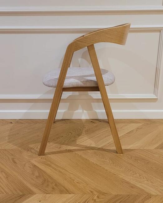 Krzesło z podłokietnikiem loft, dębowe Producent