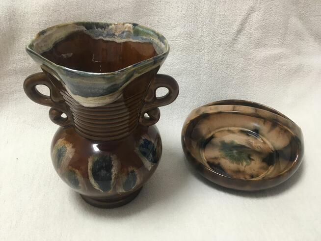 PRL stara patera wazon kamionka porcelit Piaseczno