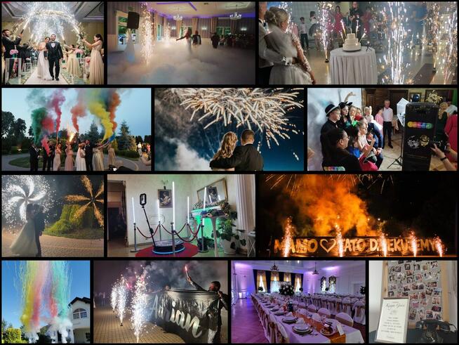 Fotobudka 360. Kolorowy Dym. Napisy. Fajerwerki. PhotoBox