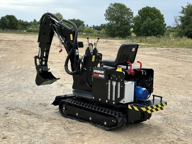 Elektryczna Minikoparka SpringerMAX-PRO-E Pod Młot Nowa