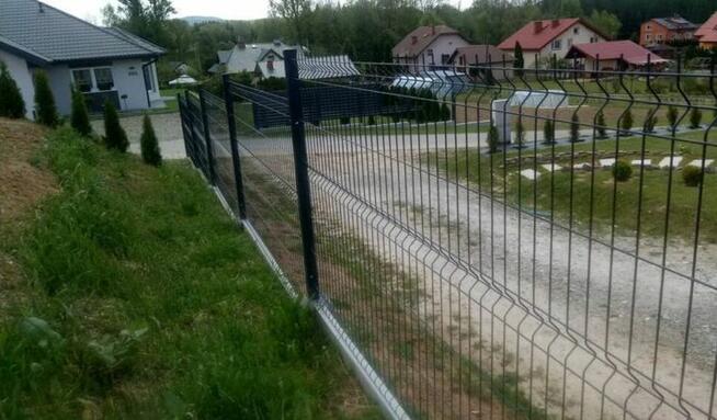 Ogrodzenie kompletne 123x250cm kolor +podmurówka