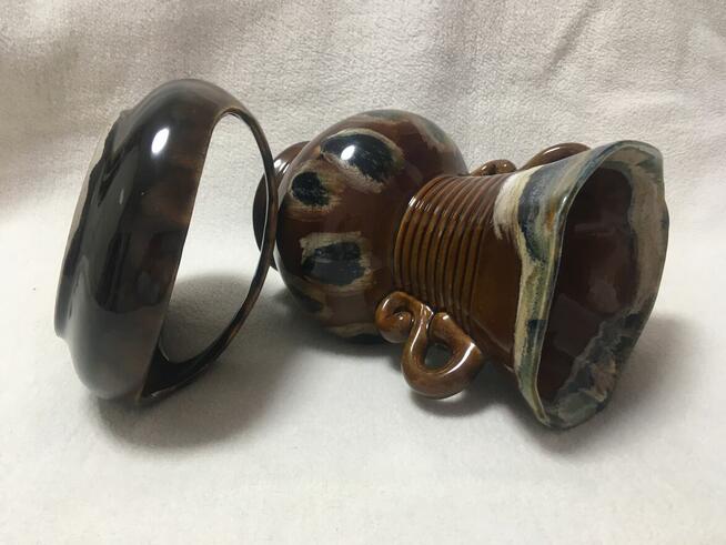 PRL stara patera wazon kamionka porcelit Piaseczno