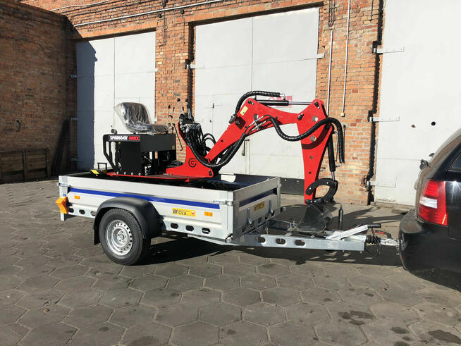 Nowa Minikoparka SpringerMAX Obrót 360°, Polski Producent