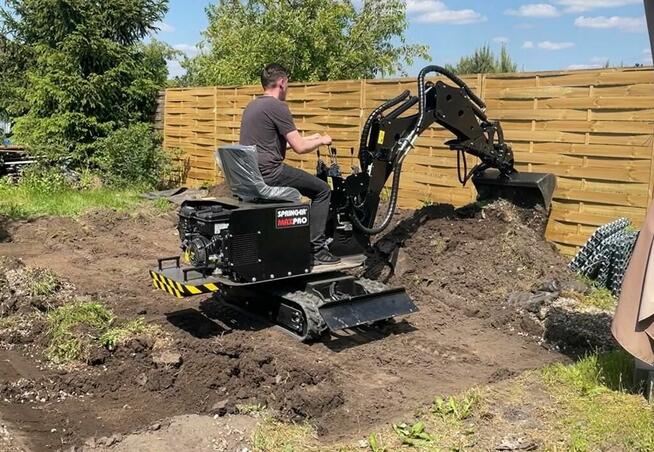 Nowa Minikoparka Springer MAX-PRO Koparka Polska Produkcja