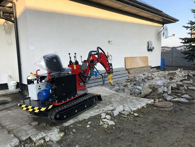 Elektryczna Minikoparka SpringerMAX-PRO-E Pod Młot Nowa