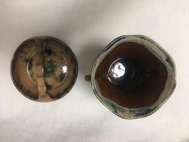 PRL stara patera wazon kamionka porcelit Piaseczno
