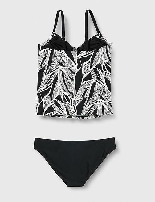 40B FIREFLY Damskie tankini Lorisa czarno-białe