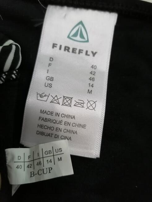 40B FIREFLY Damskie tankini Lorisa czarno-białe