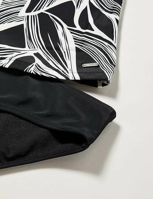 40B FIREFLY Damskie tankini Lorisa czarno-białe