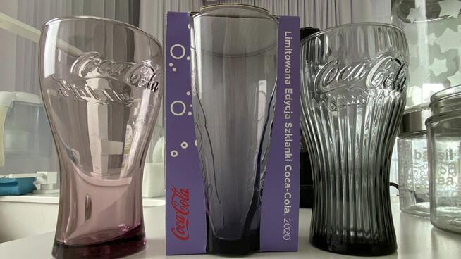 Kubek i 3 szklanki Coca-cola – artykuły nowe