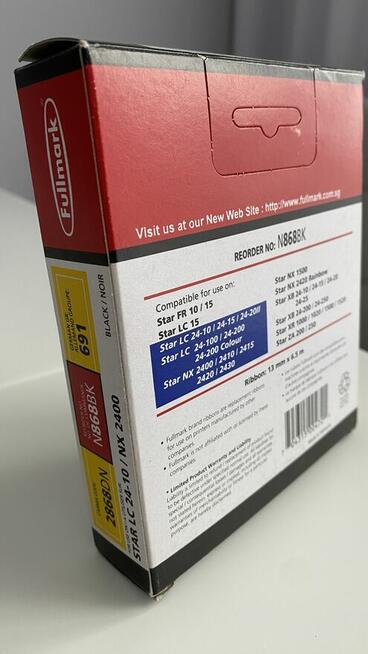 Taśma nylonowa czarna do drukarek igłowych 2868DN / N868BK