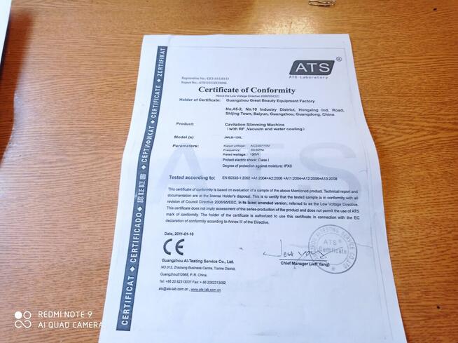 Sprzedam urządzenie do fal radiowych i kawitacji