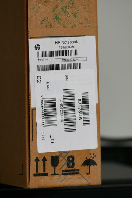 Laptopy HP 15BA009DX w perfekcyjnym stanie + torby HP 16 szt