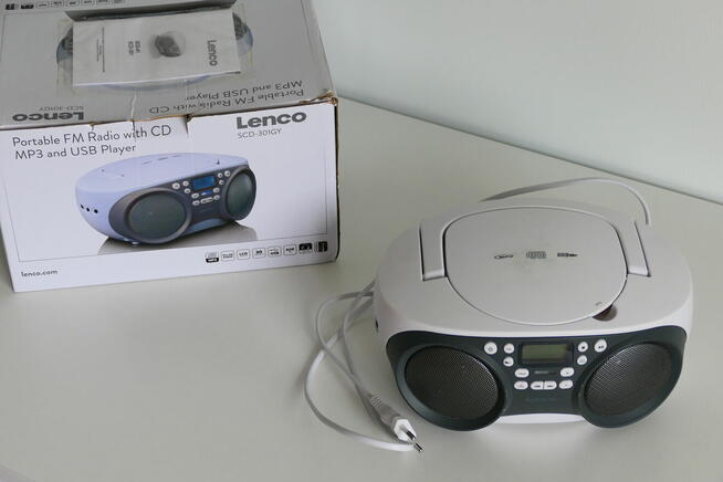 Radioodtwarzacz Hi-Fi Lenco SCD-301 CD Mp3 USB SD AUX
