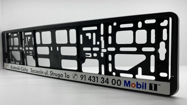 Podkładka ramka pod tablice rejestracyjne z serwisem Audi