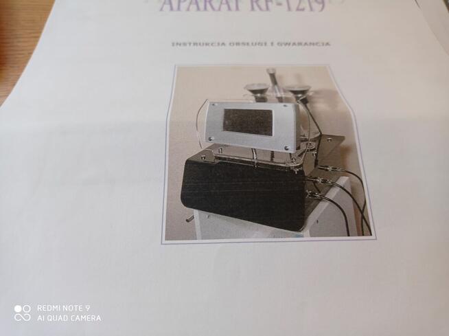 Sprzedam urządzenie do fal radiowych i kawitacji