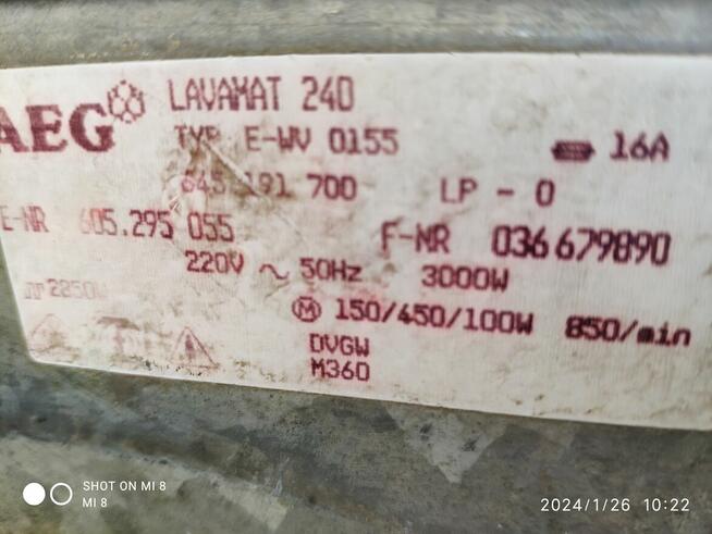 Pralka AEG Typ E-WV 0155