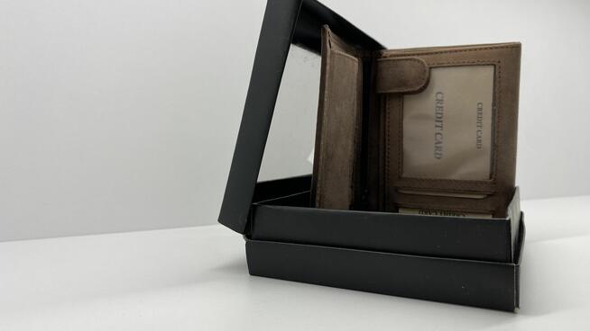 Portfel męski brązowy nowy