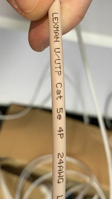 Kable sieciowe i prądowe - 3 szpule