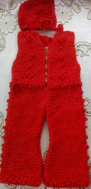 Ubranka z włóczki ręcznie robione
