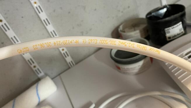 Kable sieciowe i prądowe - 3 szpule