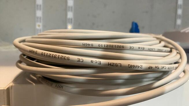 Kable sieciowe i prądowe - 3 szpule