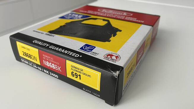 Taśma nylonowa czarna do drukarek igłowych 2868DN / N868BK