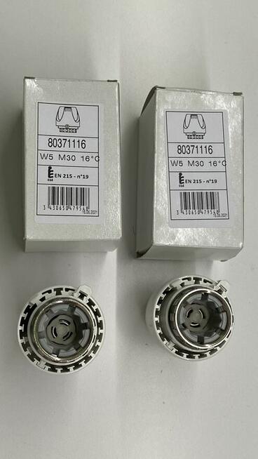 Głowica termostatyczna COMAP W5 3880371116 x2 i zawory termo