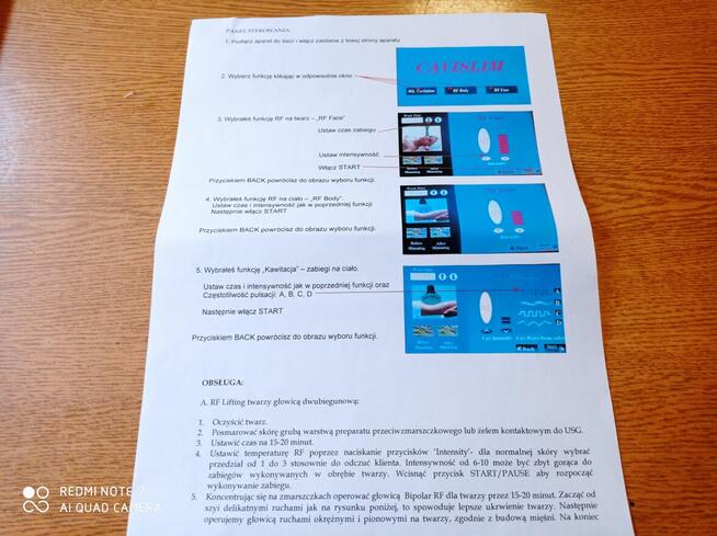 Sprzedam urządzenie do fal radiowych i kawitacji