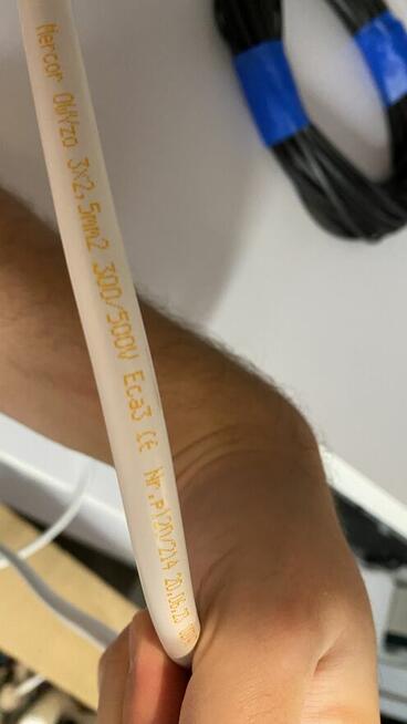 Kable sieciowe i prądowe - 3 szpule