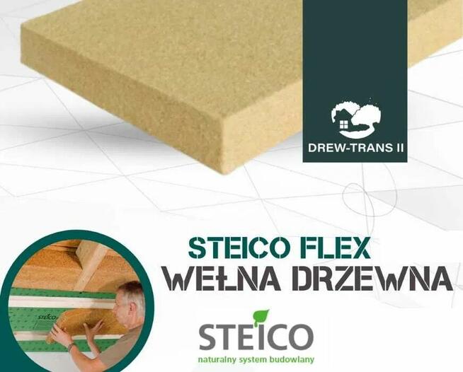 Wełna drzewna Steico Flex 038 - termoizolacja dachów, ścian