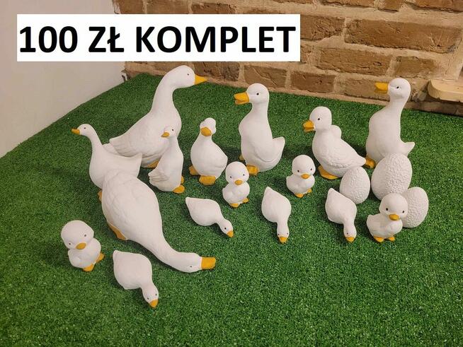 ozdoby wielkanocne królik gipsowy figurki wielkanocne zając