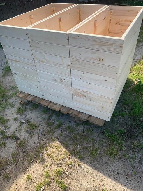 Donica doniczki drewniane