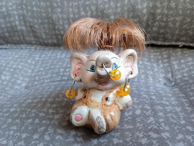 2 dekoracyjne małe słoniki