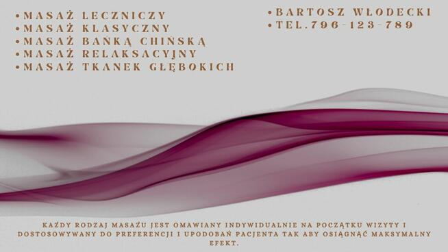 Bartosz Włodecki - gabinet masażu Medical therapy