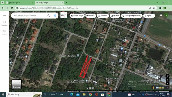 Działka budowlana Wieliszew powiat Legionowo