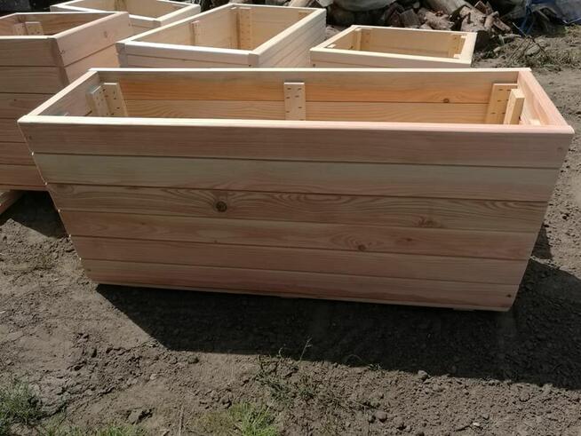 Donica doniczki drewniane