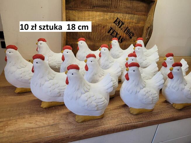 ozdoby wielkanocne królik gipsowy figurki wielkanocne zając