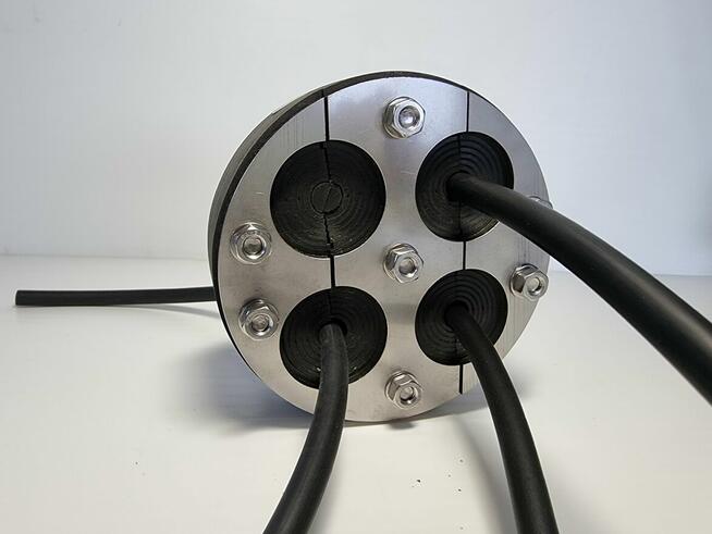 Uszczelnienie gazowe i wodne do kabli elektrycznych fi 150