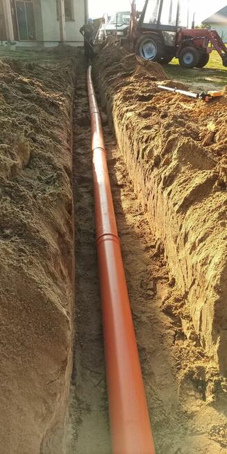 Rura drenarska 100 w geowlokninie odwodnienia Minikopład