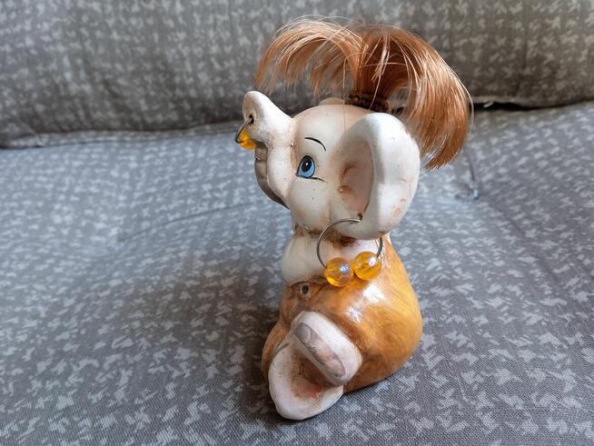 2 dekoracyjne małe słoniki