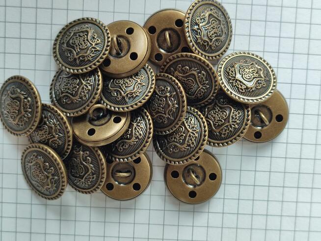 Guziki metalowe 25mm