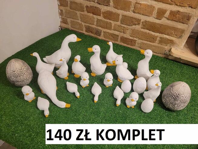 królik gipsowy zajaczek z gipsu figurki wielkanocne