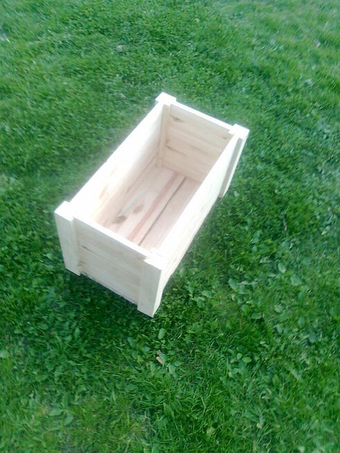 Donica doniczki drewniane