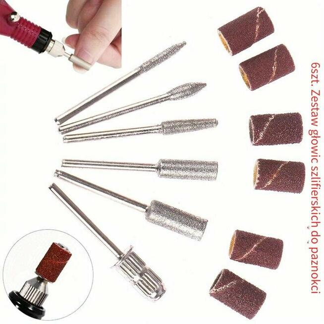Szlifierka Frezarka do paznokci Zestaw do manicure pedicure