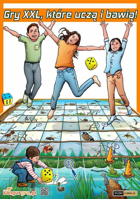 gra XXL POLSKIE OWADY dla DZIECI do skakania nauki i zabawy