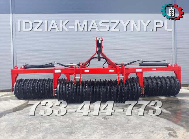 Wał posiewny Cambridge uprawowy 3,5m 4m / 500mm hydrauliczny