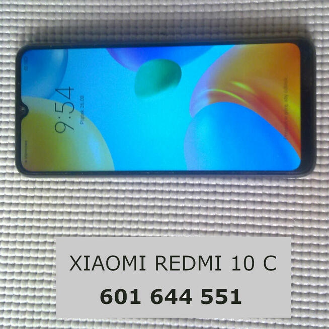 Telefon. Smartfon Redmi 10C 4/128GB. Dual SIM.