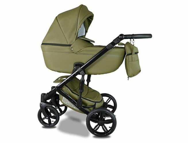 WÓZEK DZIECIĘCY BeRco 2w1 Adaptery Maxi Cosi Cybex X-Lander