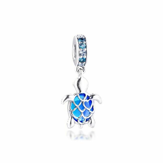 Pandora Charms zawieszka żółwik żółw morski Murano